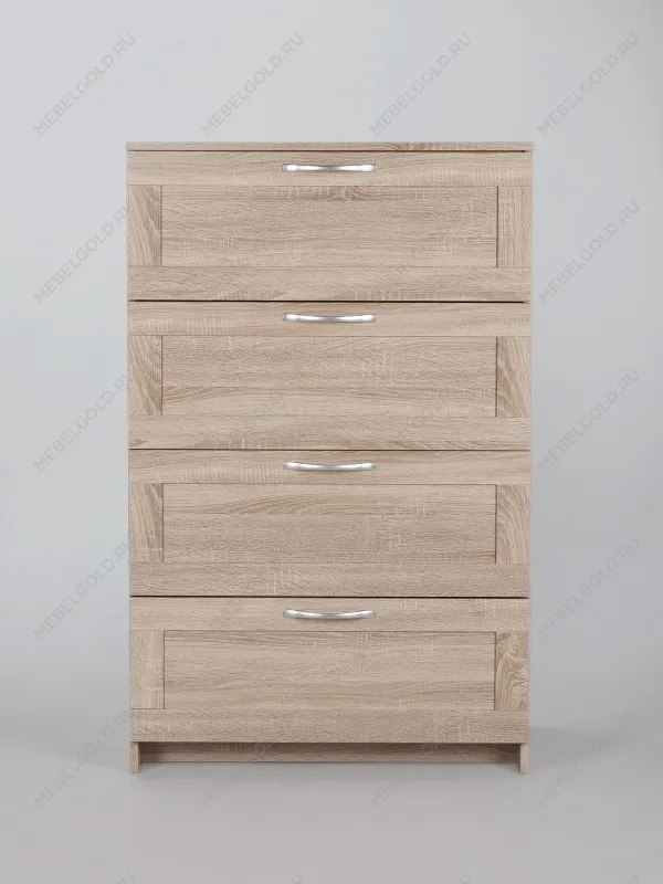 Комод Сириус, 4 ящика, 78х41х123 см, дуб сонома | изображение 7