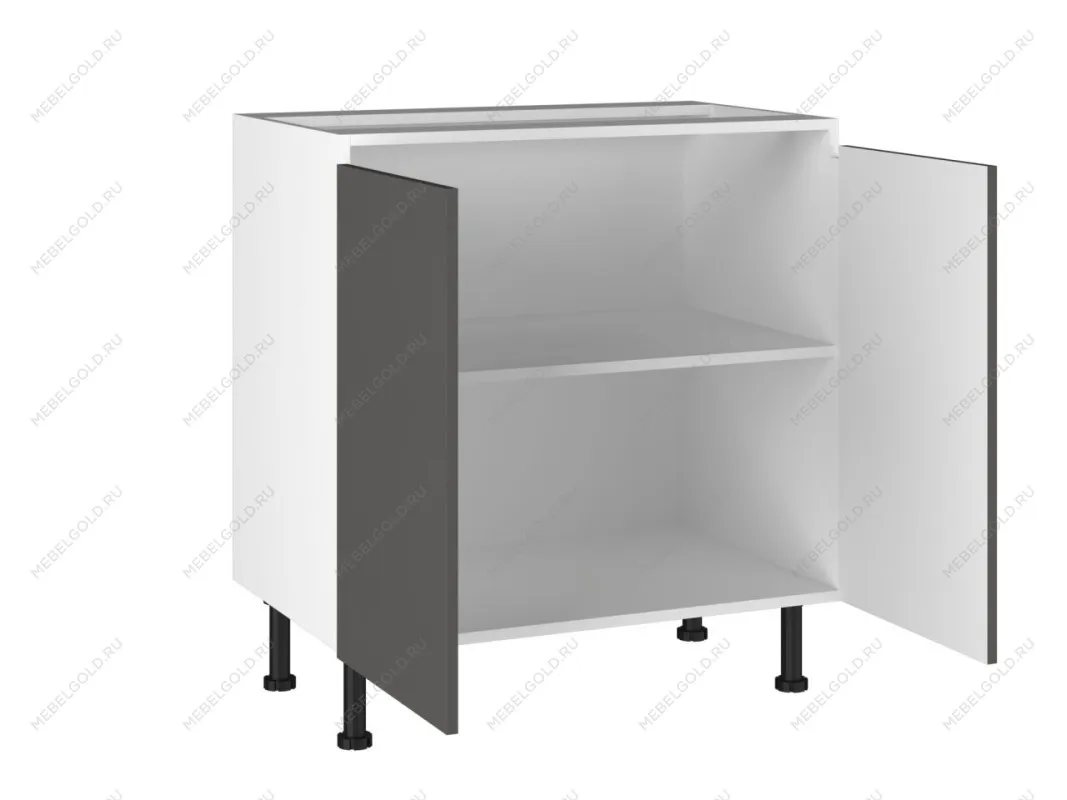 Стол С-80, Виста (800*523*870) Экокожа Серый, 26606 | изображение 1