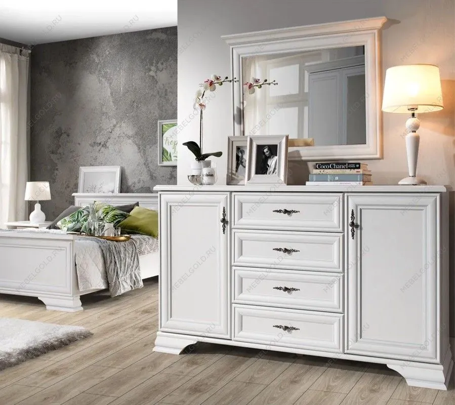 Тумба Кентаки KOM2D4S белый | изображение 2