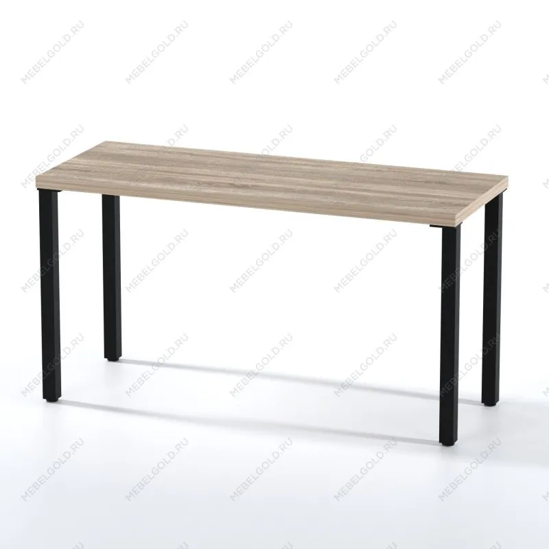 Стол письменный Ингар, 140х75х55 см, черный, столешница дуб беленый | изображение 2