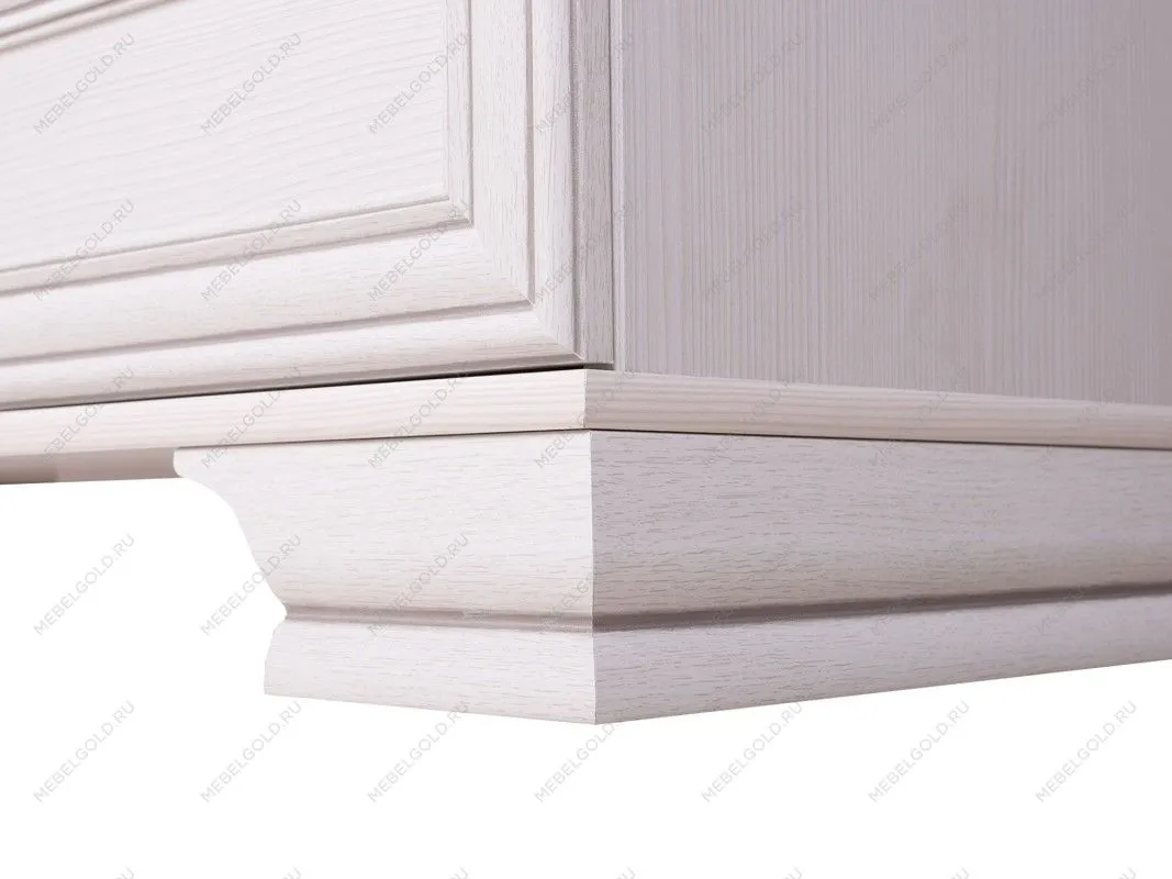 Шкаф с витриной Тиффани 2V2S вудлайн кремовый - Выставка Лобня | изображение 5