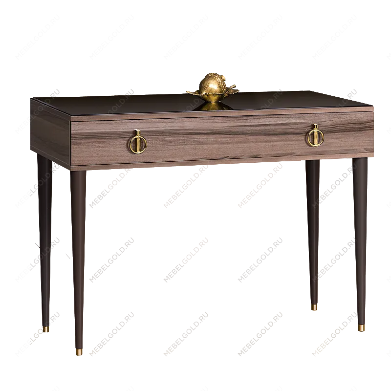 Стол туалетный Римини (Орех империя/Золото) РМСТ-1