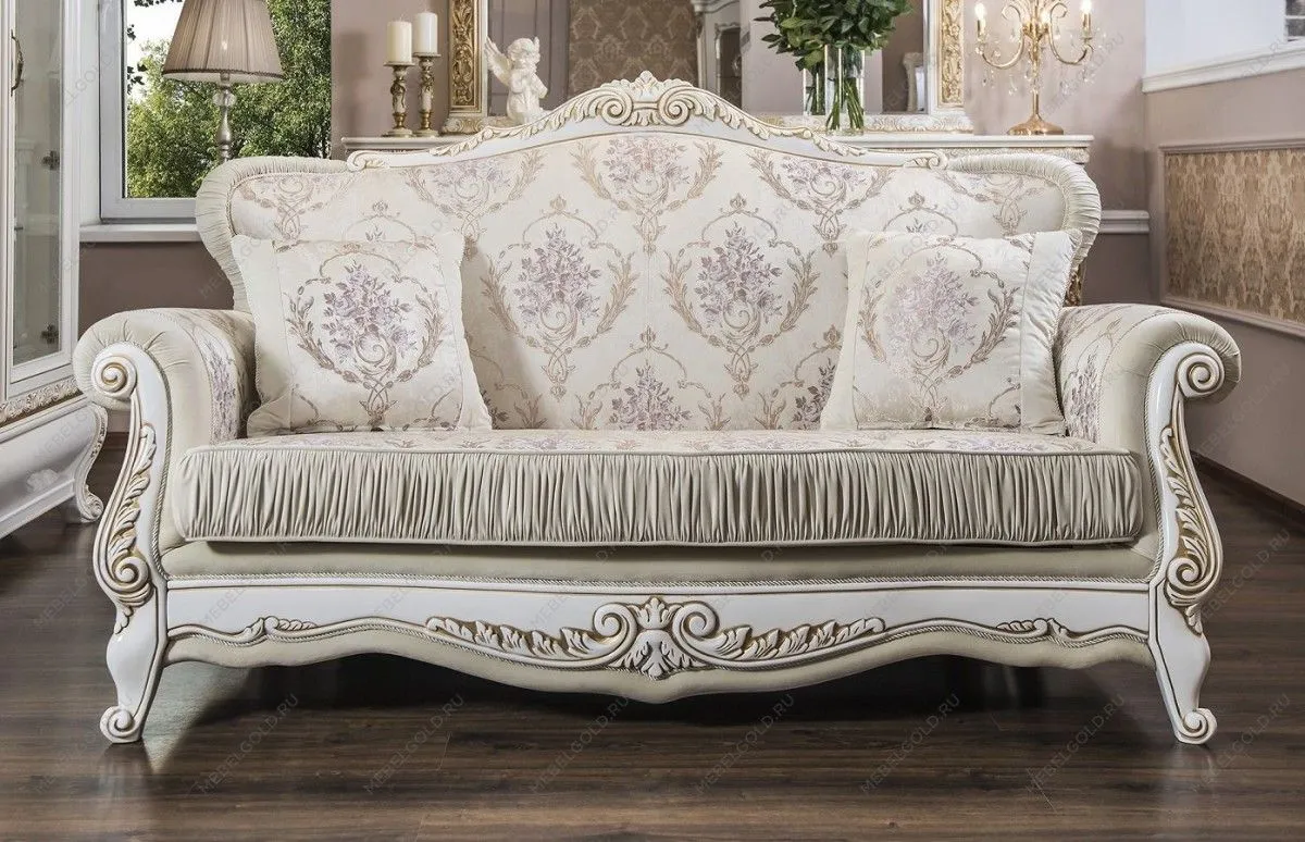 Диван Алсу 3х местный белый глянец | изображение 4