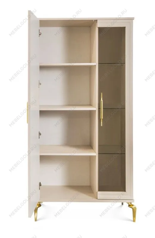 Витрина Замира 2-ств низкая бежевый | изображение 1