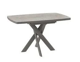 Стол Andres-130 (130/165 х 85 /камень бежевый-HPL/капучино)