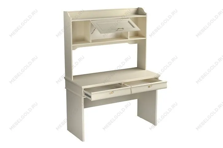 Стол письменный с надстройкой, Сиена (1316*600*1792), Береза бежевая | изображение 1