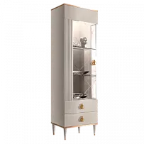 Балашиха - Витрина 1-ств. (левая) Римини СОЛО (белый золото) РМВ1-1С (s)