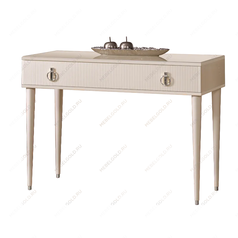 Стол туалетный Римини СОЛО (Бежевый/Серебро) РМСТ-1(s)