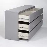 Комод Варма, 6 ящиков, горизонтальный, 160х78х40 см, эмаль серая | изображение 13