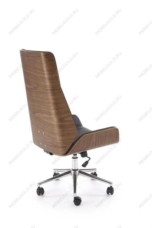 Кресло компьютерное Halmar WEBSTER (черный/орех) | изображение 1