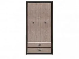 Шкаф платяной Коен SZF 2D2S Венге/Штрокс (NEW)