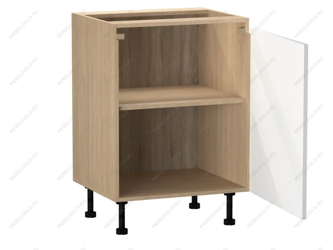 Стол С-60, Женева (600*520*870) Дуб Палермо/Белый матовый, 22405 | изображение 1