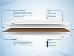 Наматрасник Искусственный латекс 3 см + Кокос 3 см 120х190 | изображение 1