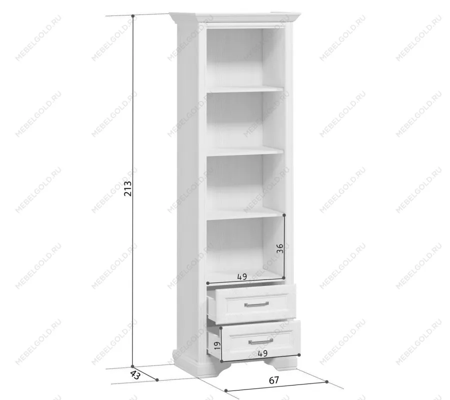 Балашиха - Шкаф Стилиус REG2S (Лиственница сибирская) | изображение 3