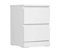 Тумба прикроватная Варма, 2 ящика, 40х55х40 см, эмаль белая