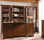 Шкаф с витриной Кентаки REG2W1S каштан | изображение 3