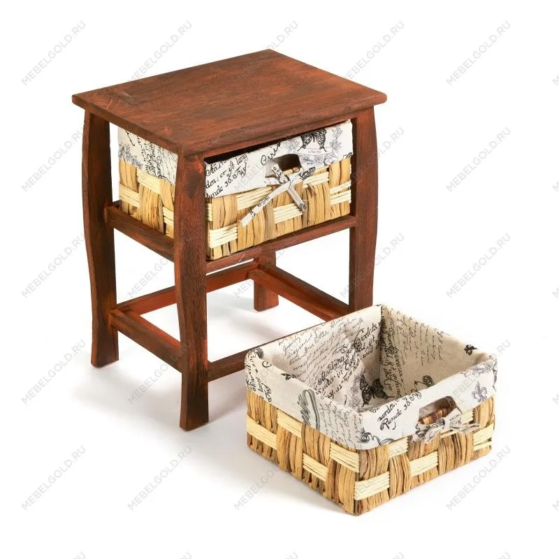 Тумба с 2 ящиками Secret De Maison BEL 2 (mod. PE-10) Brown (коричневый) ткань №HX21 | изображение 1