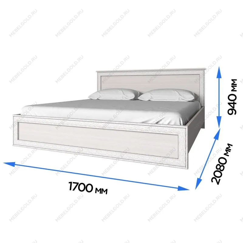 Кровать Тиффани 160 вудлайн кремовый | изображение 2