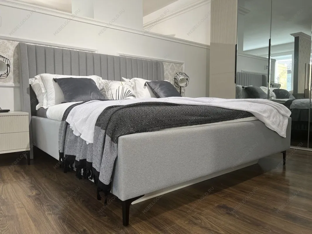 Спальня Стелла 6-дверная светло серый камень | изображение 9