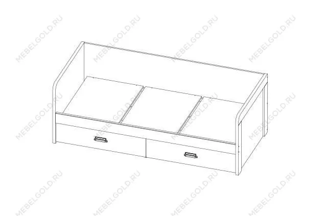 Кровать Дизель 90-2/D2 | изображение 1