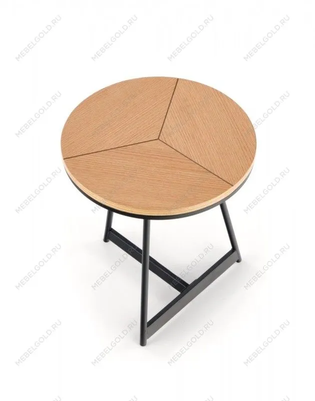 Стол журнальный Halmar KARIDA-S (дуб натуральный/черный) | изображение 1