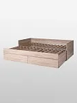 Кровать раздвижная Сириус, с ящиками, 90х200/180х200 см, дуб сонома | изображение 7
