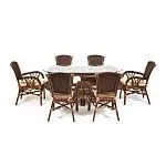 Комплект обеденный ANDREA GRAND Античный орех | изображение 21