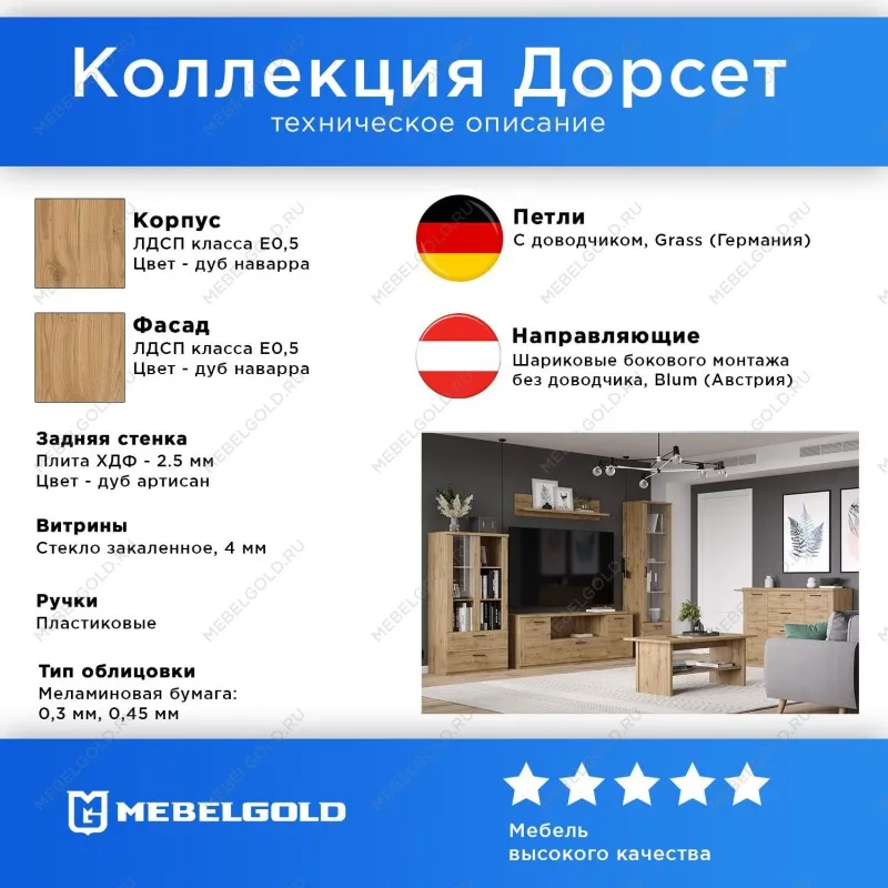 Тумба Дорсет 2D | изображение 2