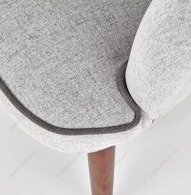 Кресло Halmar BISHOP (светло-серый/орех) | изображение 8