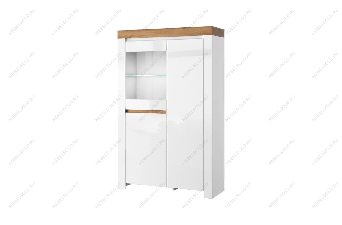 Шкаф с витриной Таурус 1V2D