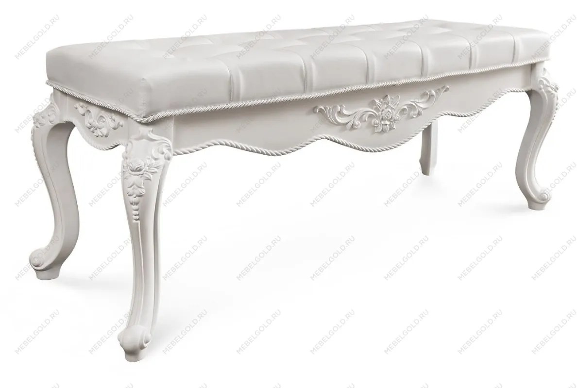 Банкетка Мишель белый матовый