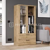 Шкаф с витриной Дорсет 1V2S3N