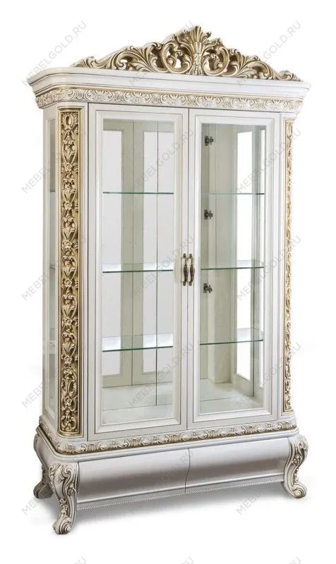 м. Марьина Роща - Витрина Алсу 2-ств белый глянец