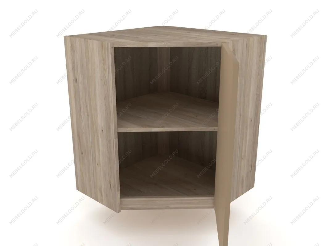 Шкаф угловой ШУ-60, Оттава (600*600*720) Дуб Мария/Бежевый, 22232 | изображение 1