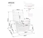 Кресло Signal ARGOS Raven 30 раскладное (темно-бежевый) | изображение 6