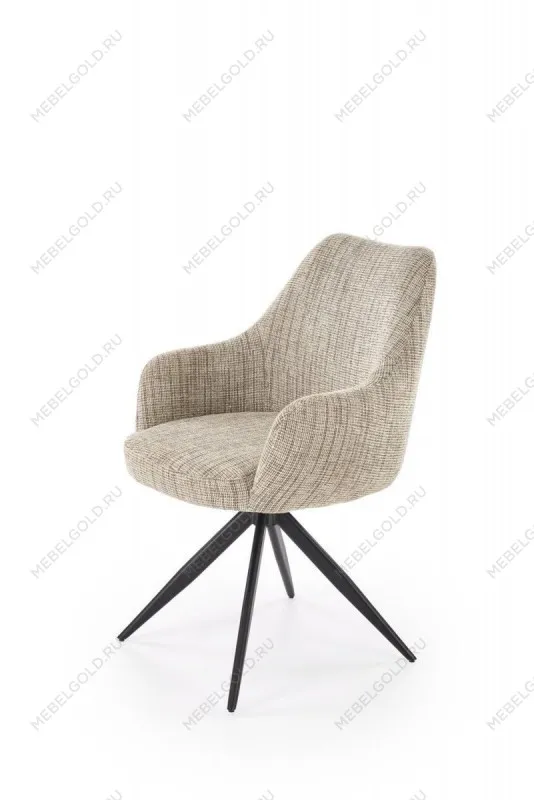 Стул кухонный Halmar K564 поворотный (бежевый/черный)