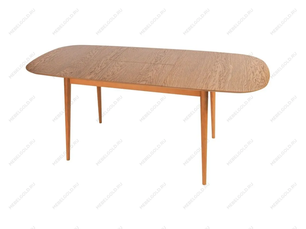 Стол обеденный KADIS раскладной 130/179 (Дуб натуральный с патиной темный орех)