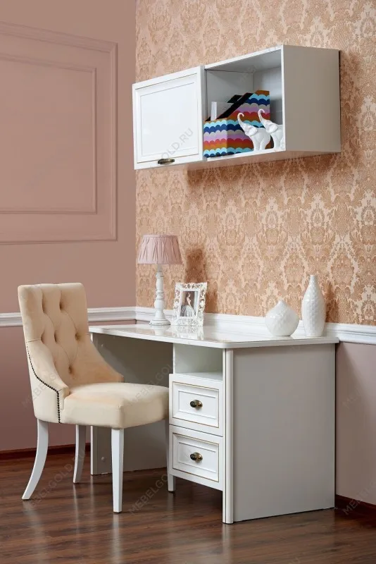 м. Марьина Роща - Стол письменный Натали белый глянец | изображение 4