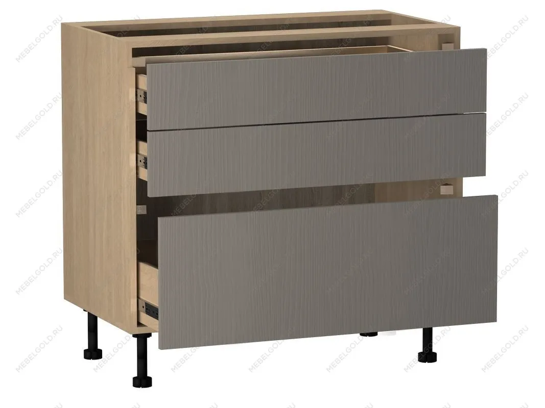 Стол с ящиками СЯ-90, Женева (900*520*870) Дуб Палермо/Серый камень , 22021 | изображение 1