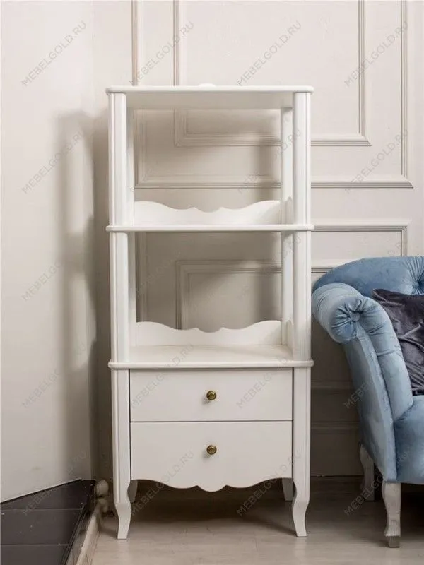 Этажерка Версаль 2 яруса (белый) | изображение 1