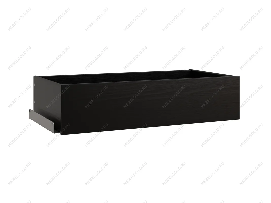 Ящик выдвижной к шкафу МАКС, 68х36х16 см, дуб венге, черно-коричневый