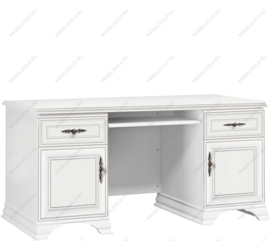 Лобня - Стол письменный Кентаки BIU2D2S белый | изображение 1