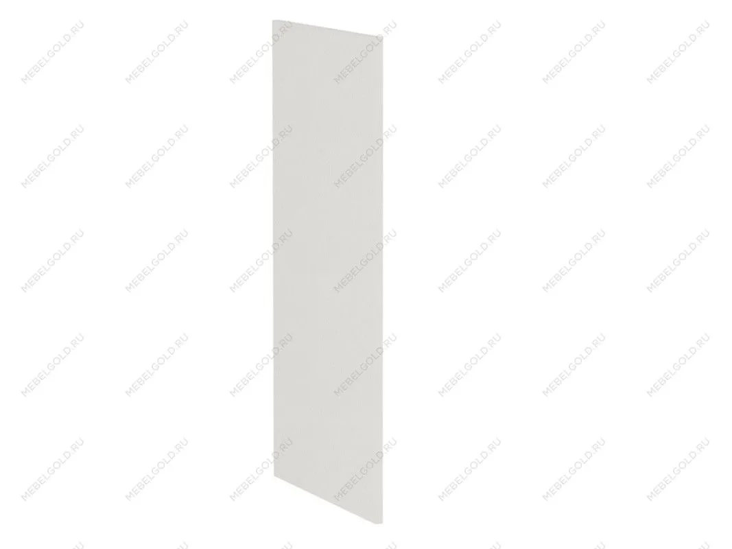 ЗБ бок замена стола правый , Берта (16*550*720) Экокожа Белый, 25203