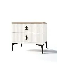 Тумба прикроватная Стелла белый