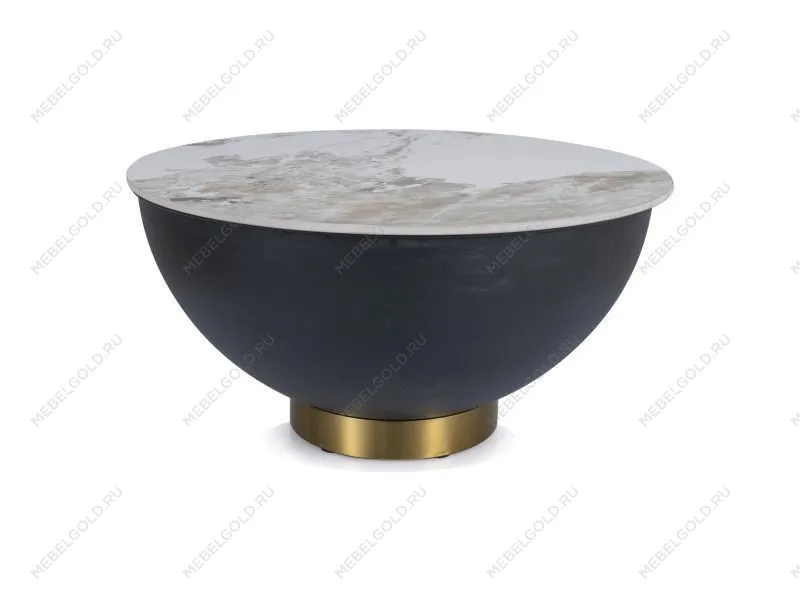 Стол журнальный Signal CYPRUS A (белый/черный)