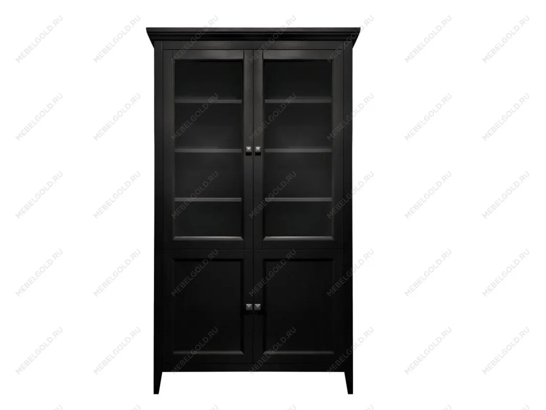 Библиотека 2 дверная Manhattan (Черный)