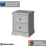 Тумба прикроватная Валенсия 2S серый | изображение 1