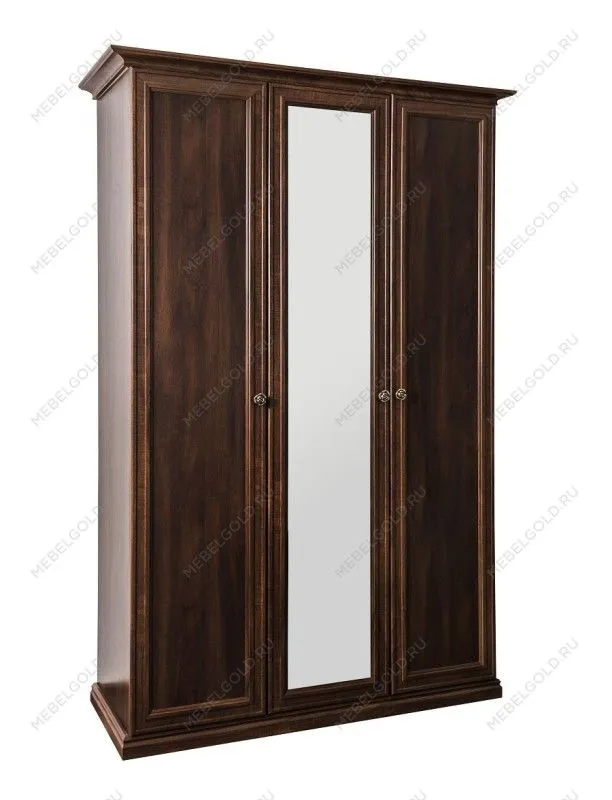 Шкаф Афина 3-дверный (2+1) с зеркалом караваджо