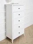 Комод Хитроу (5 ящ) (белый) | изображение 7