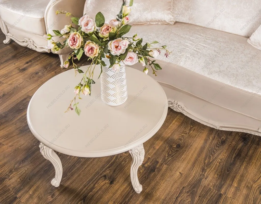 Столик круглый Мокко бежевый | изображение 5